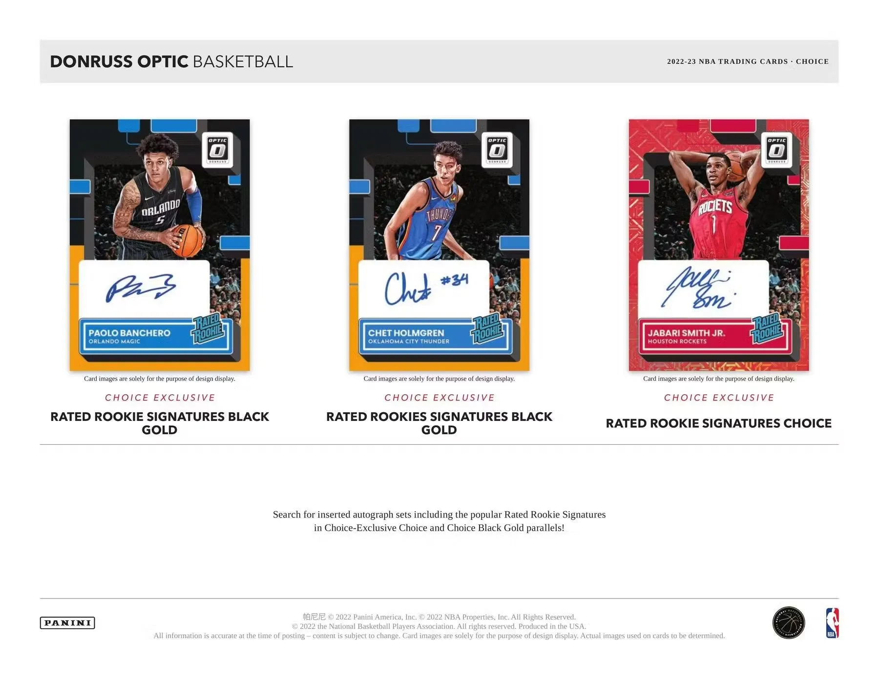 2022-23 Donruss Optic Choice NBA Basketball Box