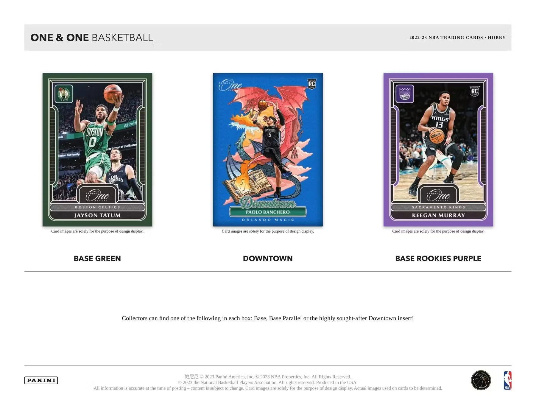 2022-23 Panini One and One Basketball Hobby Box