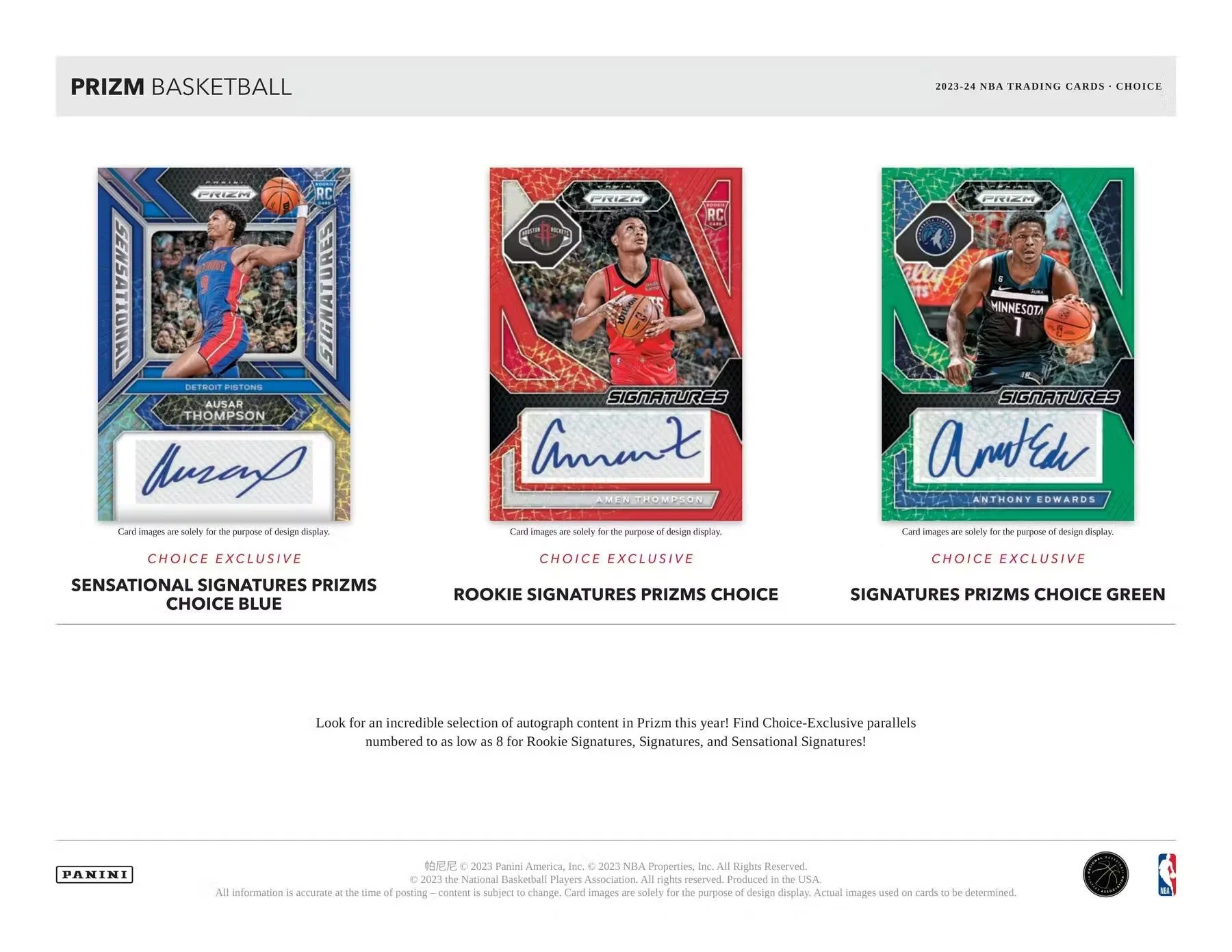 2023-24 Panini Prizm Basketball Choice Box