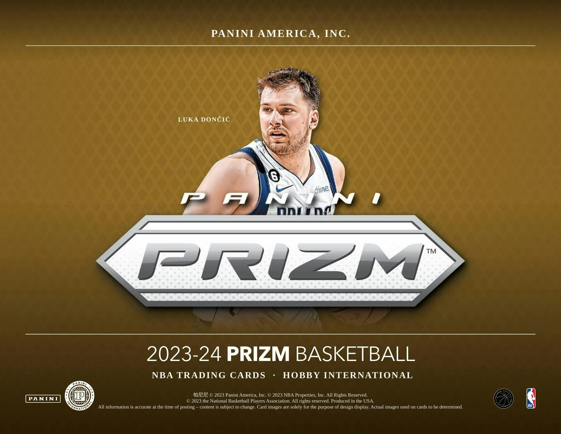 2023-24 Panini Prizm Basketball International Hobby Box