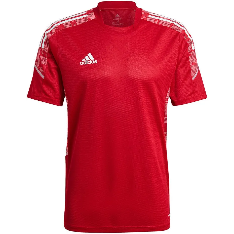 Adidas Condivo 21 Training Jersey Primeblue Red Gh7166 M