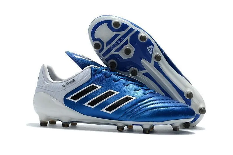 Adidas Copa 17.1 FG Soccer Cleats Royal Blue White Black