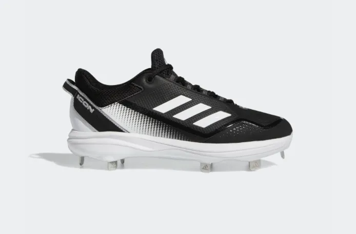 ADIDAS Icon 7 Metal Cleats - Black White