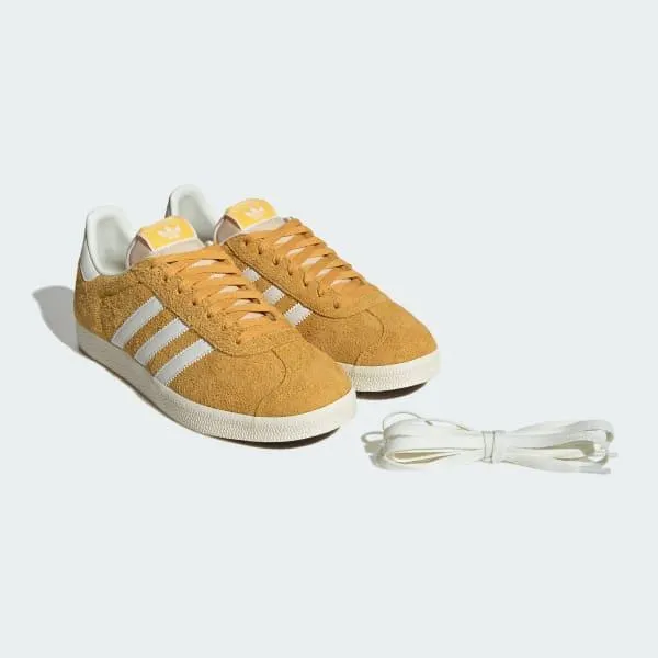 Adidas Men's Gazelle Shoes - Preloved Yellow / Off White / Cream White