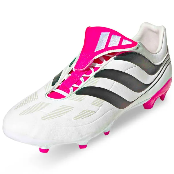 adidas Predator Precision.3 Firm Ground Soccer Cleats (White/Team Shock Pink)