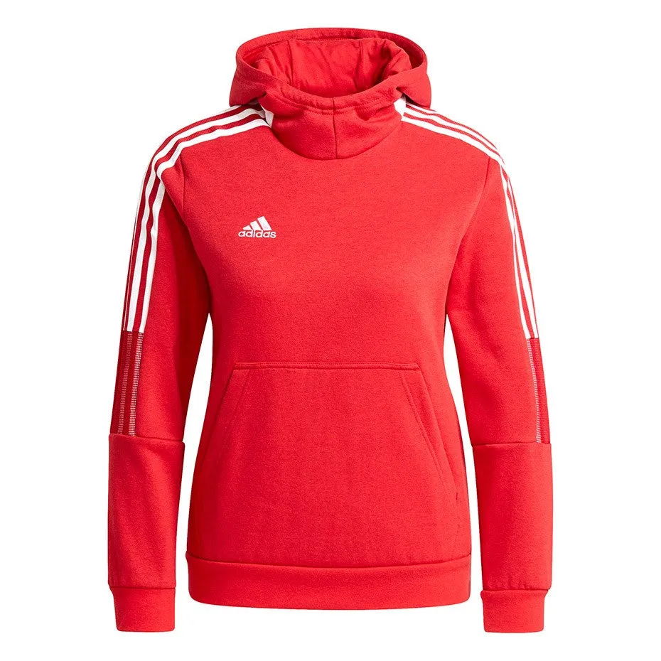 Adidas Tiro 21 Sweat Hoody Red Gm7338 140Cm