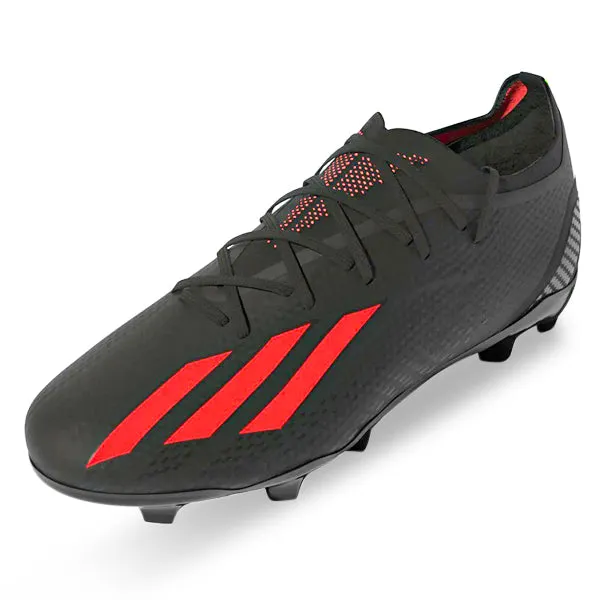 adidas X Speedportal.2 Firm Ground Soccer Cleats (Core Black/Solar Red/Solar Green)