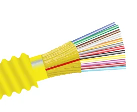 Armored Plenum Fiber Optic Cable, Single Mode, Indoor Distribution