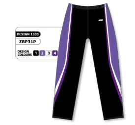 Athletic Knit Custom Sublimated Basketball Warm Up Pant Design 1303