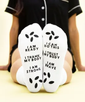 Birthing Affirmation Hospital Socks