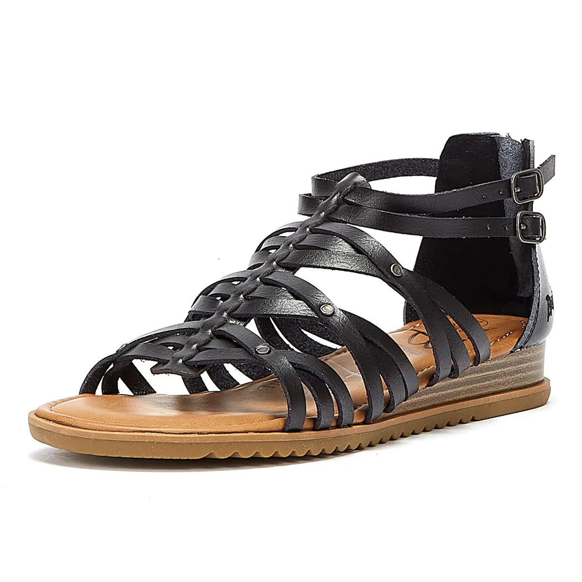 Blowfish Malibu Bloomy Womens Black Sandals