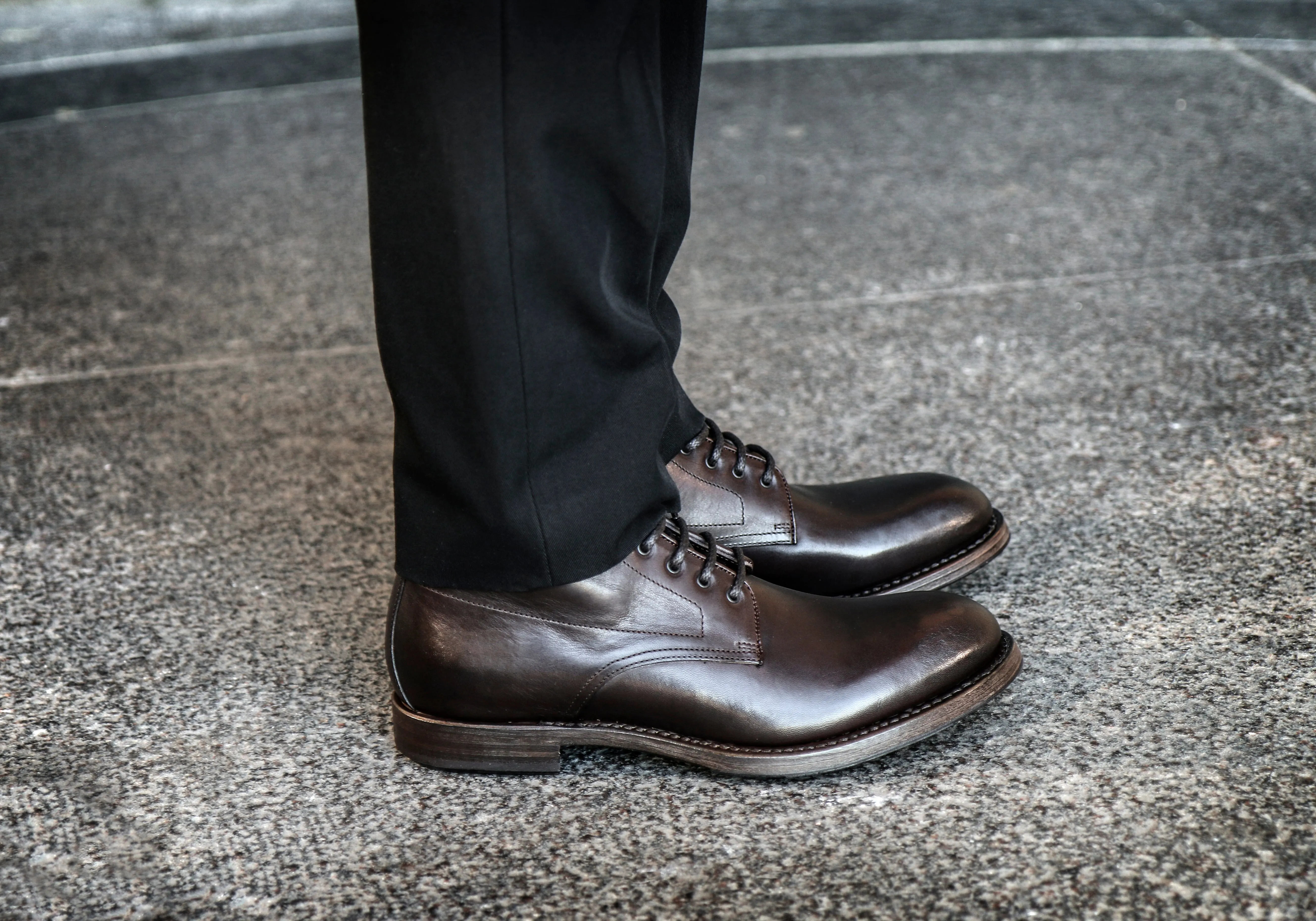 Cult Tmoro Cordovan Leather Balmoral Boots