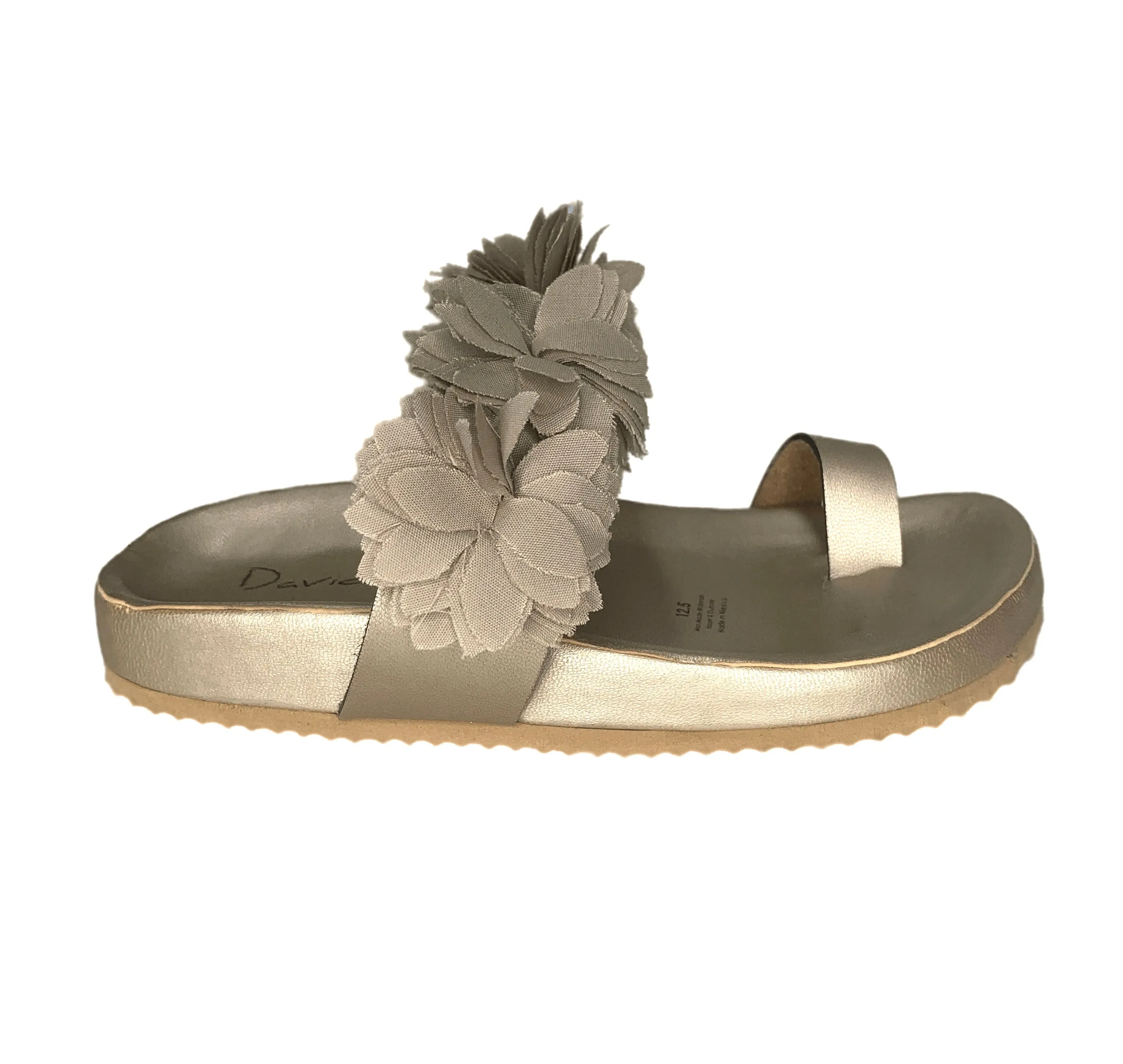 David Isaac- Beth Gold Sandals