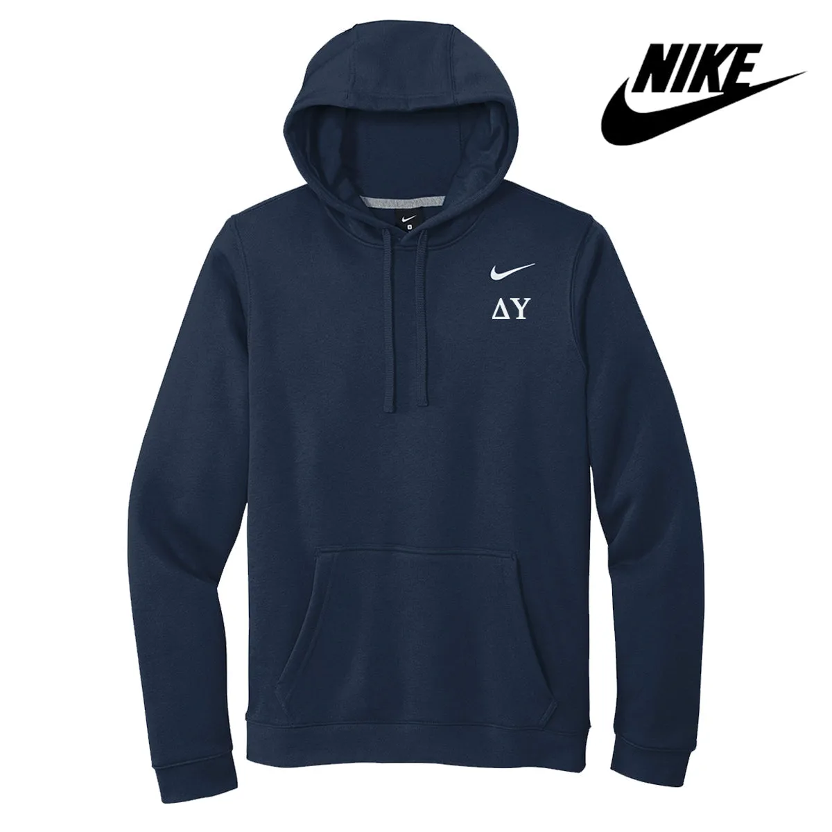 Delta Upsilon Nike Embroidered Hoodie