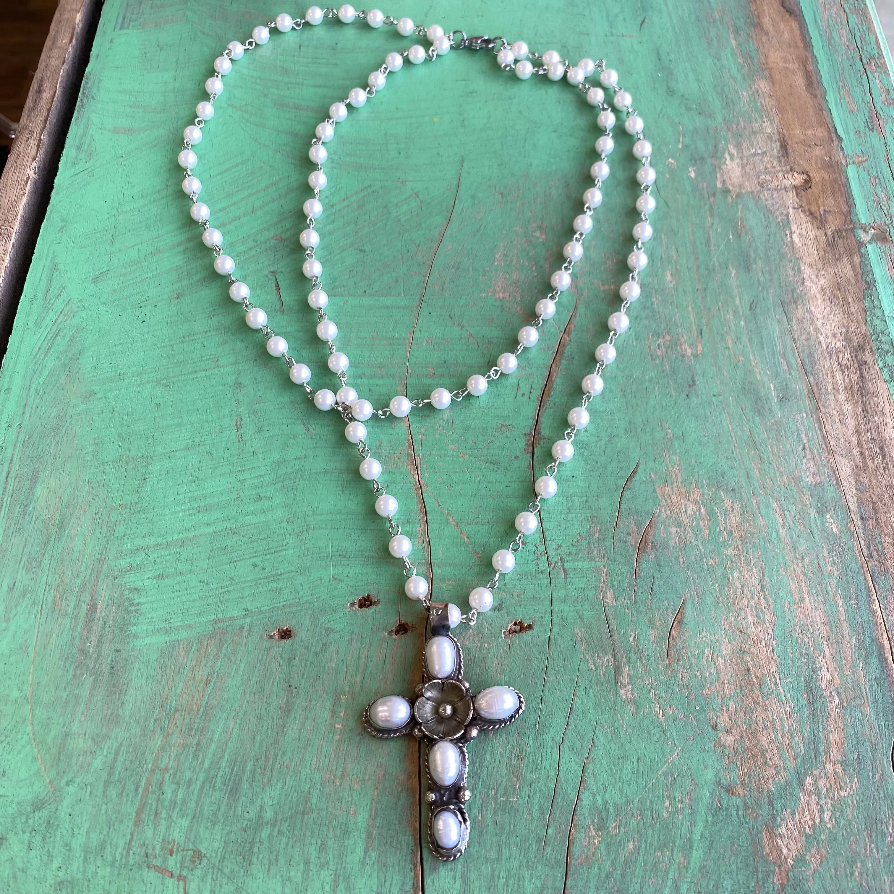 Double Layer Pearl Necklace