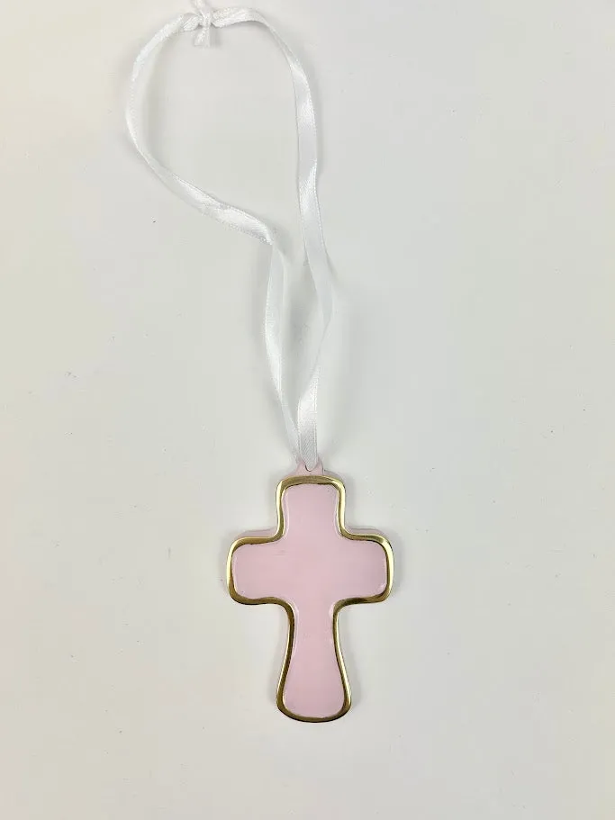 Encanto Athens Lilac Pink Cross Ornament