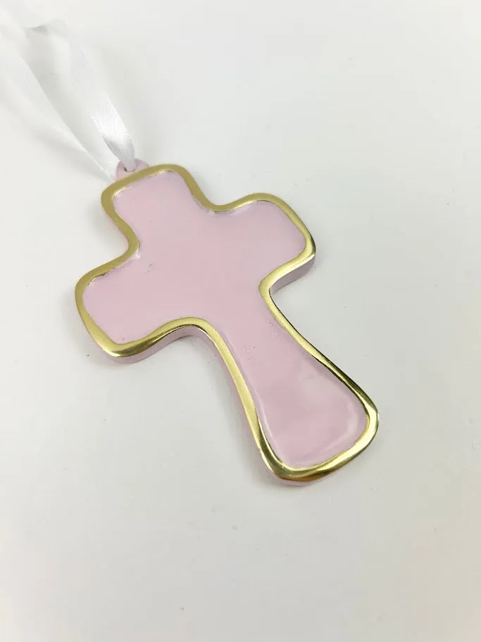 Encanto Athens Lilac Pink Cross Ornament