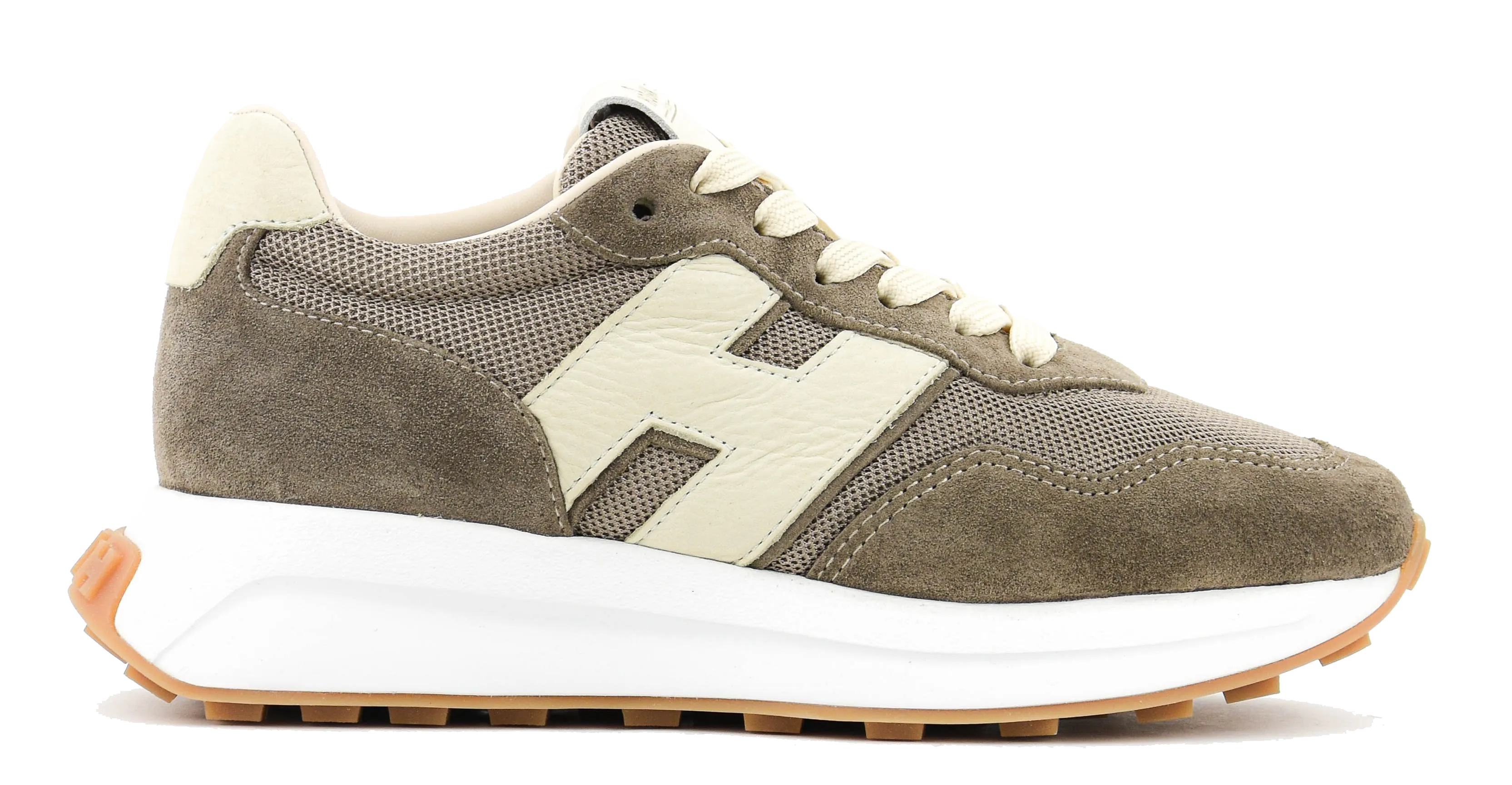 Sure, heres a more optimized version of the product title with added modifiers:

Hogan H641 Taupe Leather Sneaker for Men/Women - Stylish & Comfortable Casual Footwear

The use of Stylish & Comfortable highlights key selling points, and specifying the gender can help target the product more effectively. You can adjust the gender if this sneaker is specifically for men, women, or both.