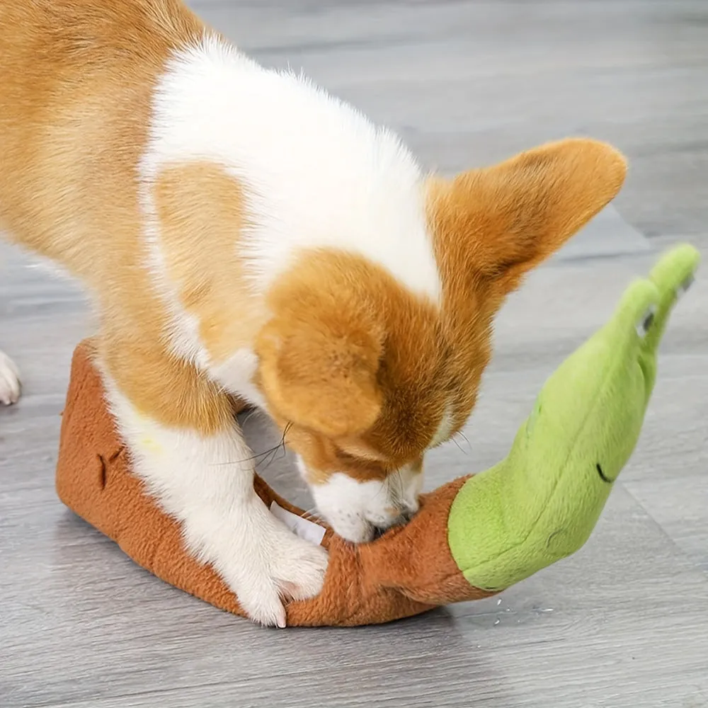 Interactive Snail Dog Slow Feeder Toy Fun Foraging and Learning