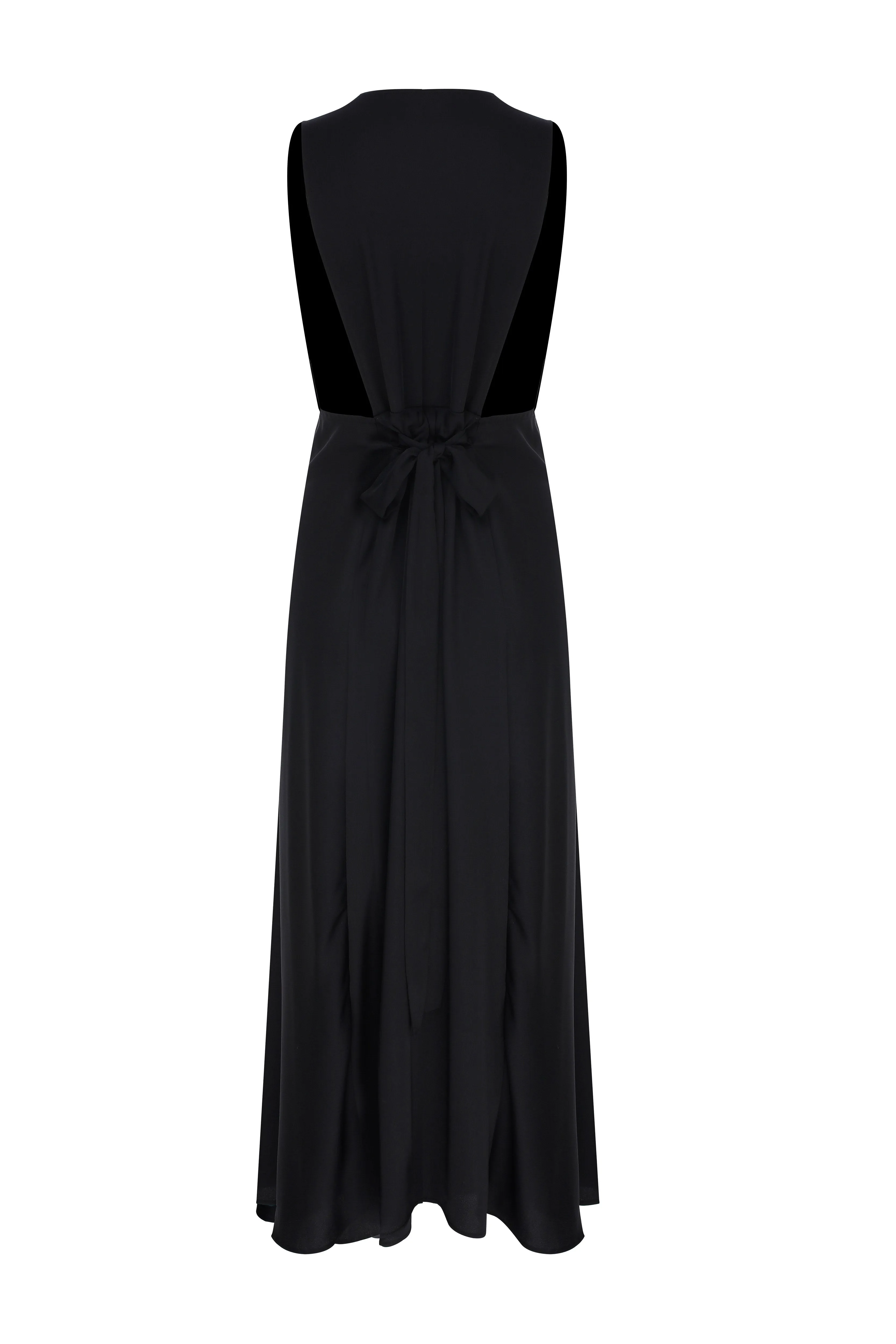 Jain Tie Back Dress in Black