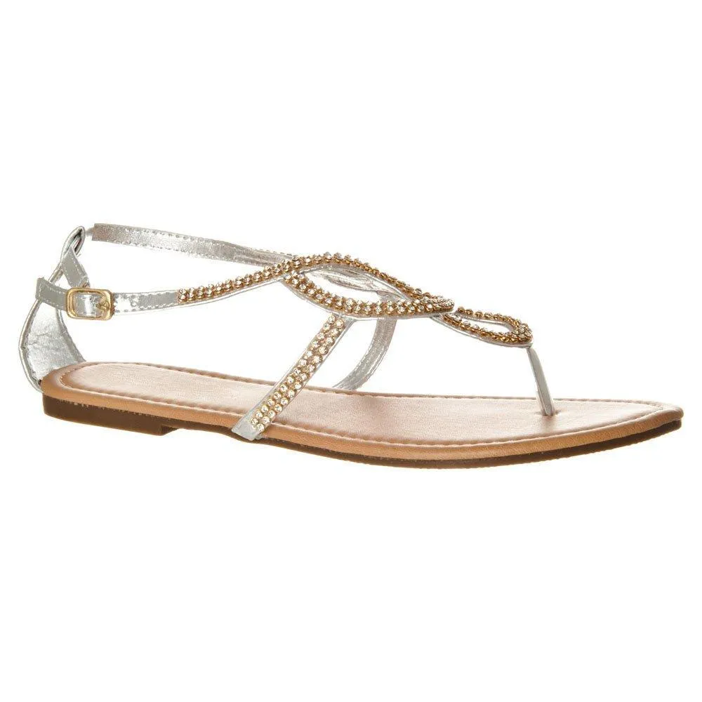 Lake Flat T-Bar Ankle Strap Sandal