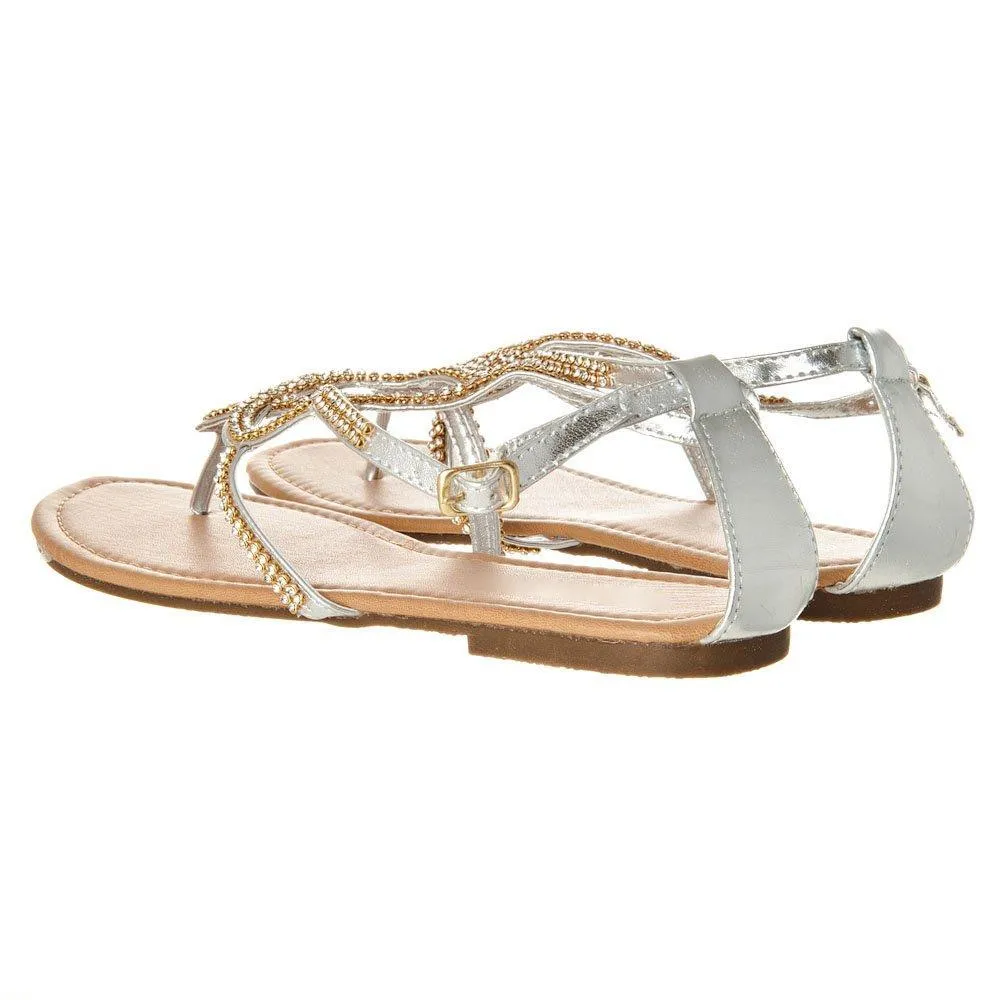 Lake Flat T-Bar Ankle Strap Sandal