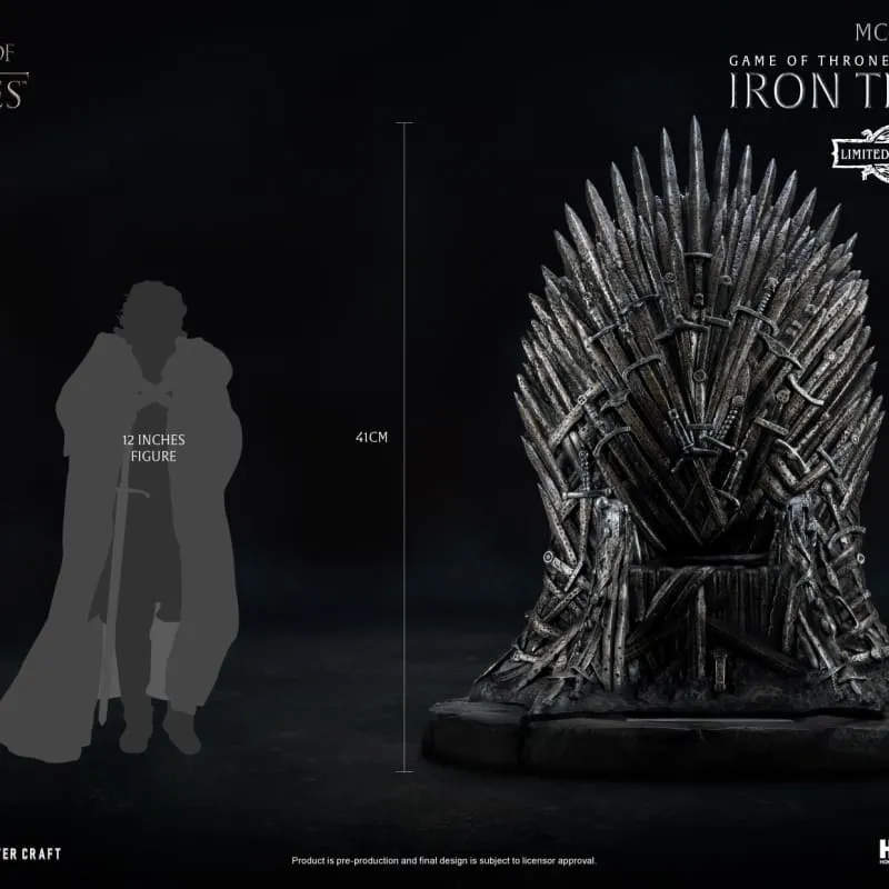 [LIMITED 3,000 PIECES] Beast Kingdom MC-045 Game of Thrones: Iron Throne Master Craft Figure Statue