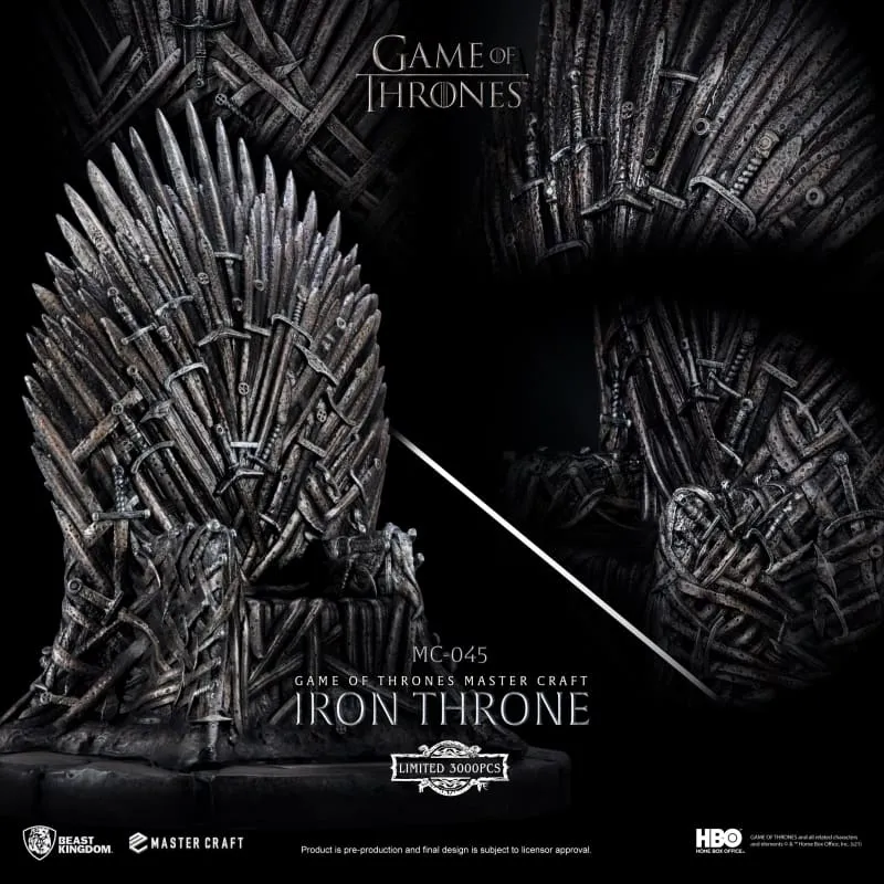 [LIMITED 3,000 PIECES] Beast Kingdom MC-045 Game of Thrones: Iron Throne Master Craft Figure Statue