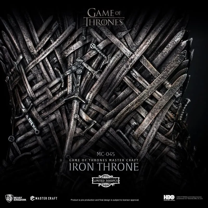 [LIMITED 3,000 PIECES] Beast Kingdom MC-045 Game of Thrones: Iron Throne Master Craft Figure Statue