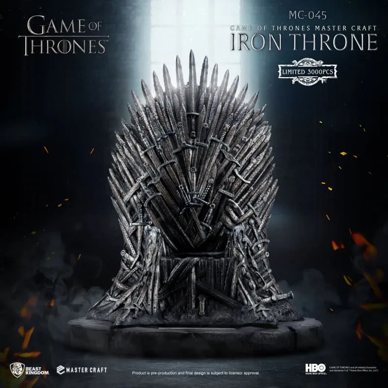 [LIMITED 3,000 PIECES] Beast Kingdom MC-045 Game of Thrones: Iron Throne Master Craft Figure Statue