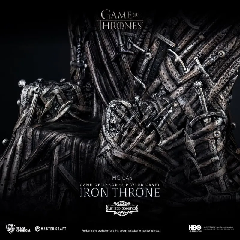 [LIMITED 3,000 PIECES] Beast Kingdom MC-045 Game of Thrones: Iron Throne Master Craft Figure Statue