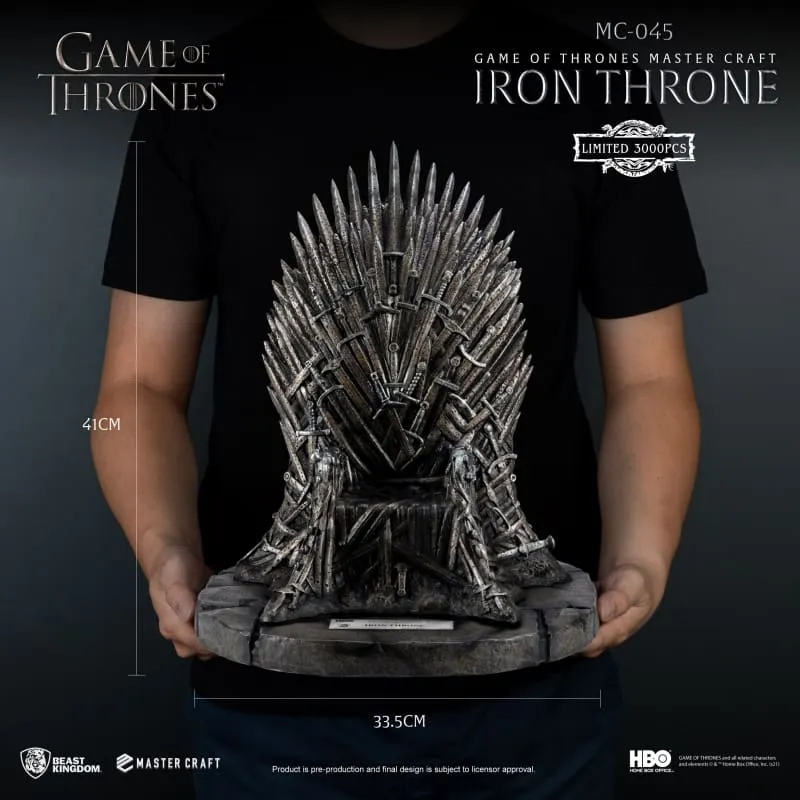 [LIMITED 3,000 PIECES] Beast Kingdom MC-045 Game of Thrones: Iron Throne Master Craft Figure Statue