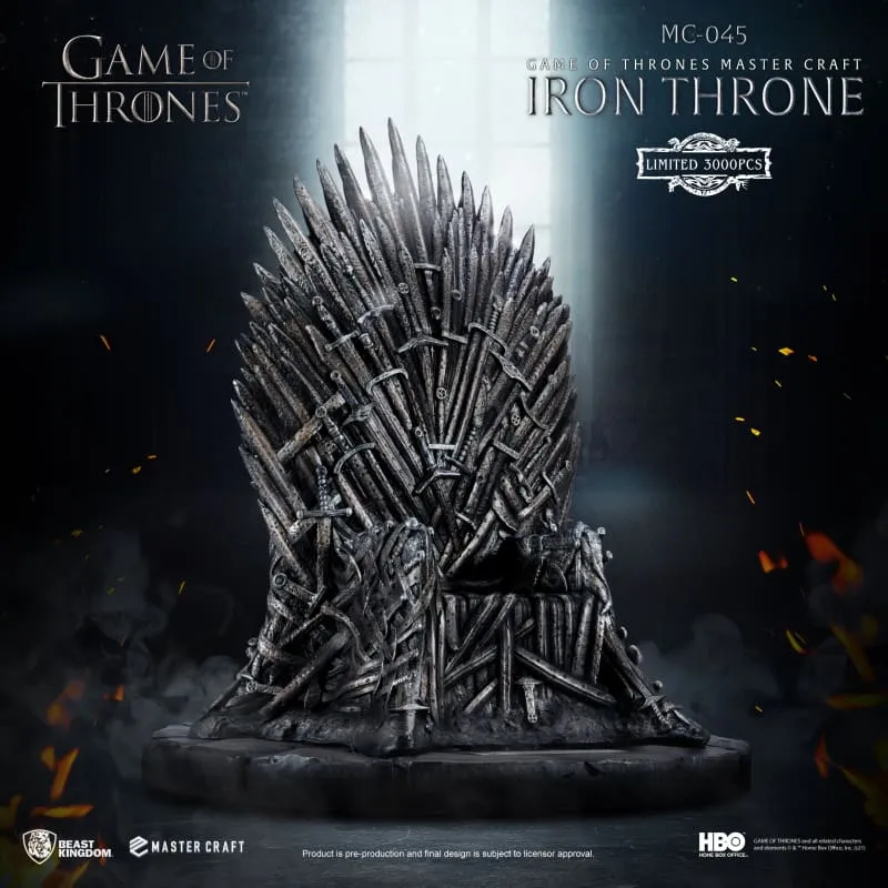 [LIMITED 3,000 PIECES] Beast Kingdom MC-045 Game of Thrones: Iron Throne Master Craft Figure Statue