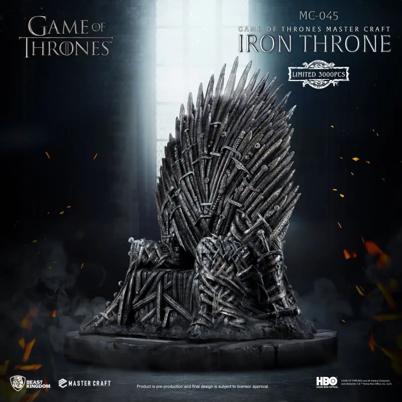 [LIMITED 3,000 PIECES] Beast Kingdom MC-045 Game of Thrones: Iron Throne Master Craft Figure Statue