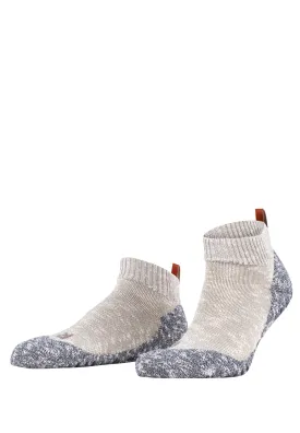 Lodge Homepad Mens Casual Homesock | Light Grey Melange 13361-3400