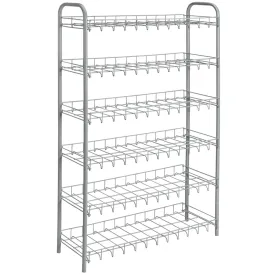 Metaltex 6-Tier Shoe Rack Shoe 6 Silver Grey