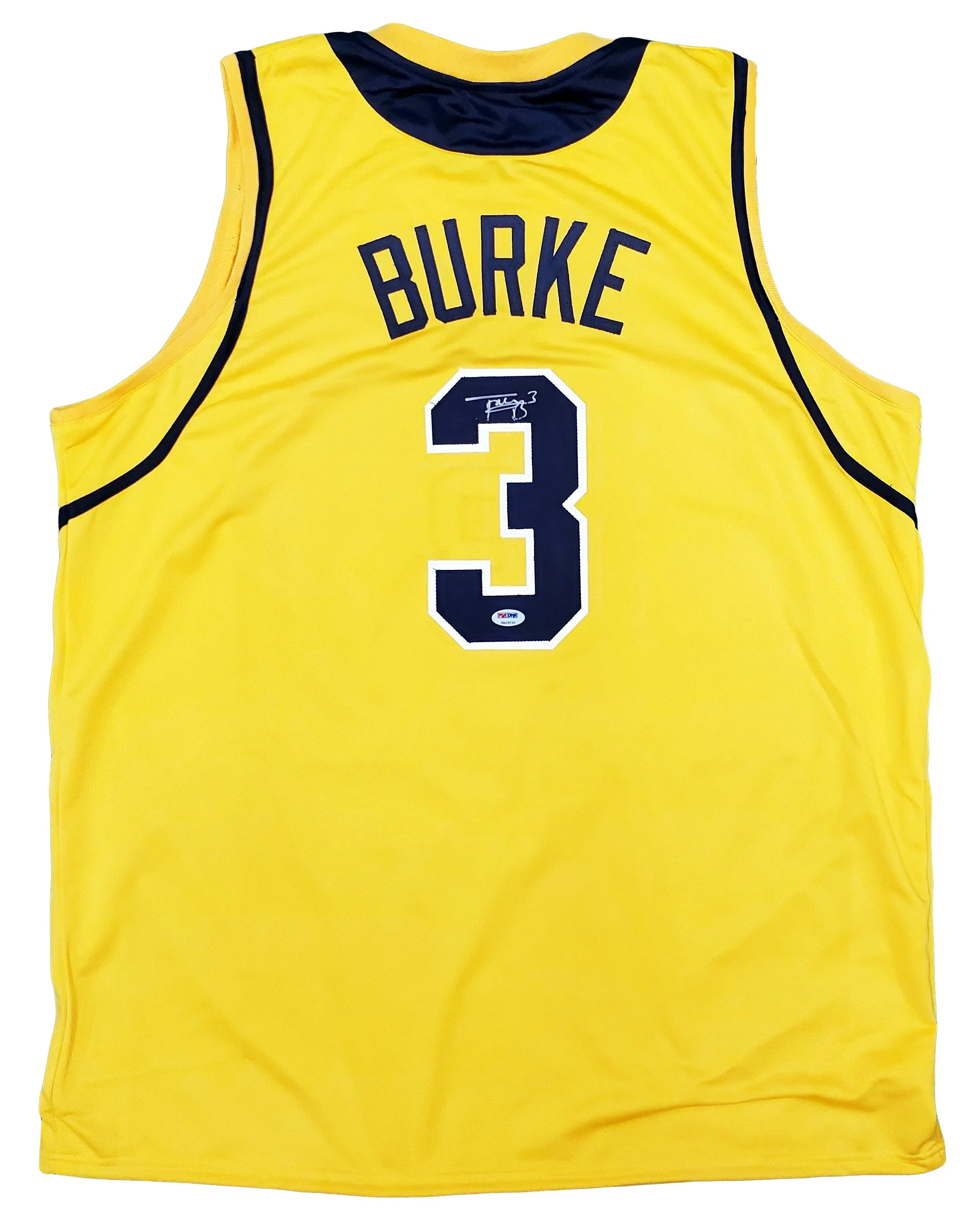 Michigan Wolverines Trey Burke Autographed Yellow Jersey PSA/DNA Stock #200887