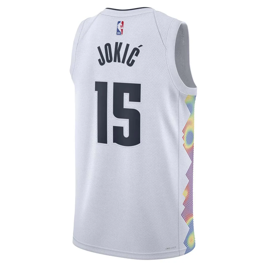 NBA Denver Nuggets Nikola Jokic Nike 2024/25 City Edition Swingman Jersey