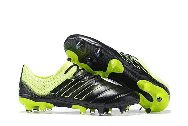 New Adidas Copa 19   FG Exhibit Soccer Cleats Shoes Green Black