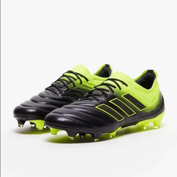 New Adidas Copa 19   FG Exhibit Soccer Cleats Shoes Green Black