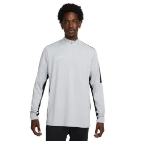 Nike Df Academy 23 Ss Drill Men's Sweatshirt Grey Dr1352 012 M