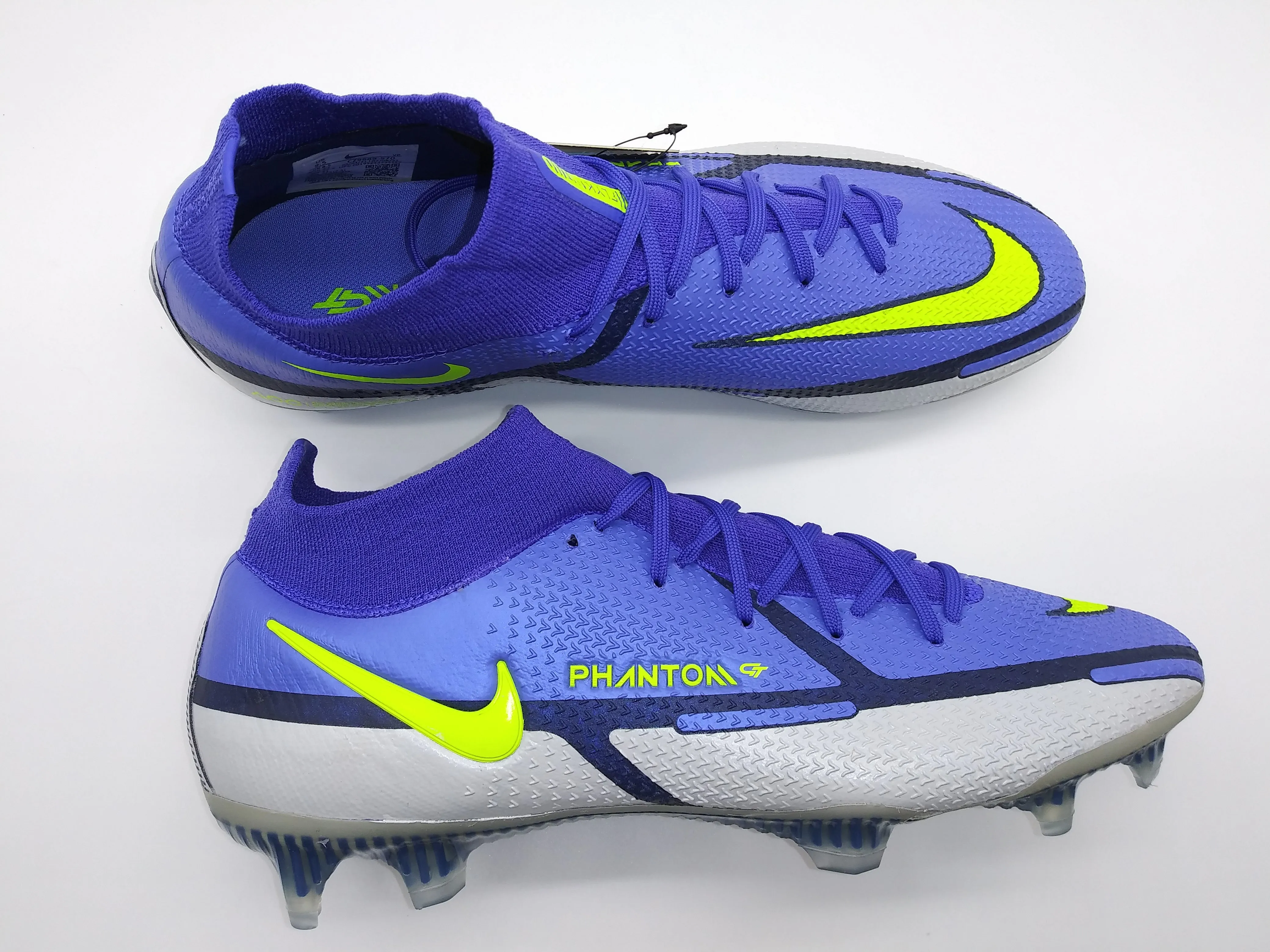 Nike Phantom GT2 Elite DF FG Blue Yellow