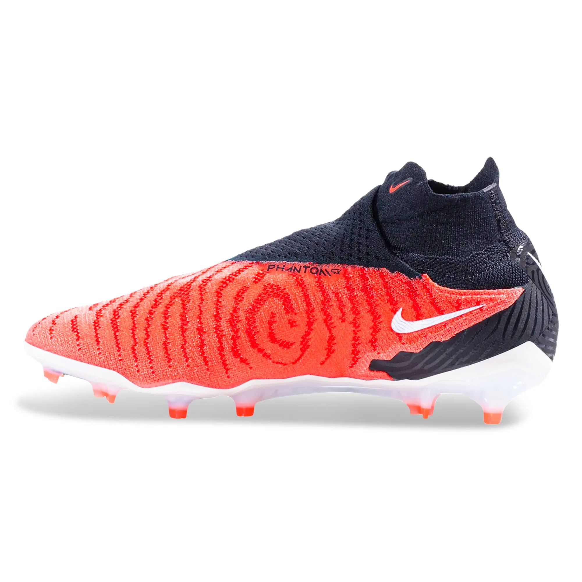 Nike Phantom GX Elite DF Firm Ground Soccer Cleats (Bright Crimson/Black)