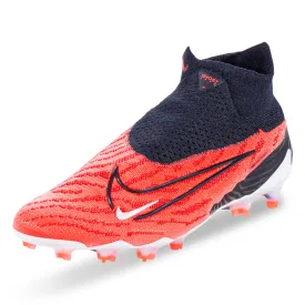 Nike Phantom GX Elite DF Firm Ground Soccer Cleats (Bright Crimson/Black)