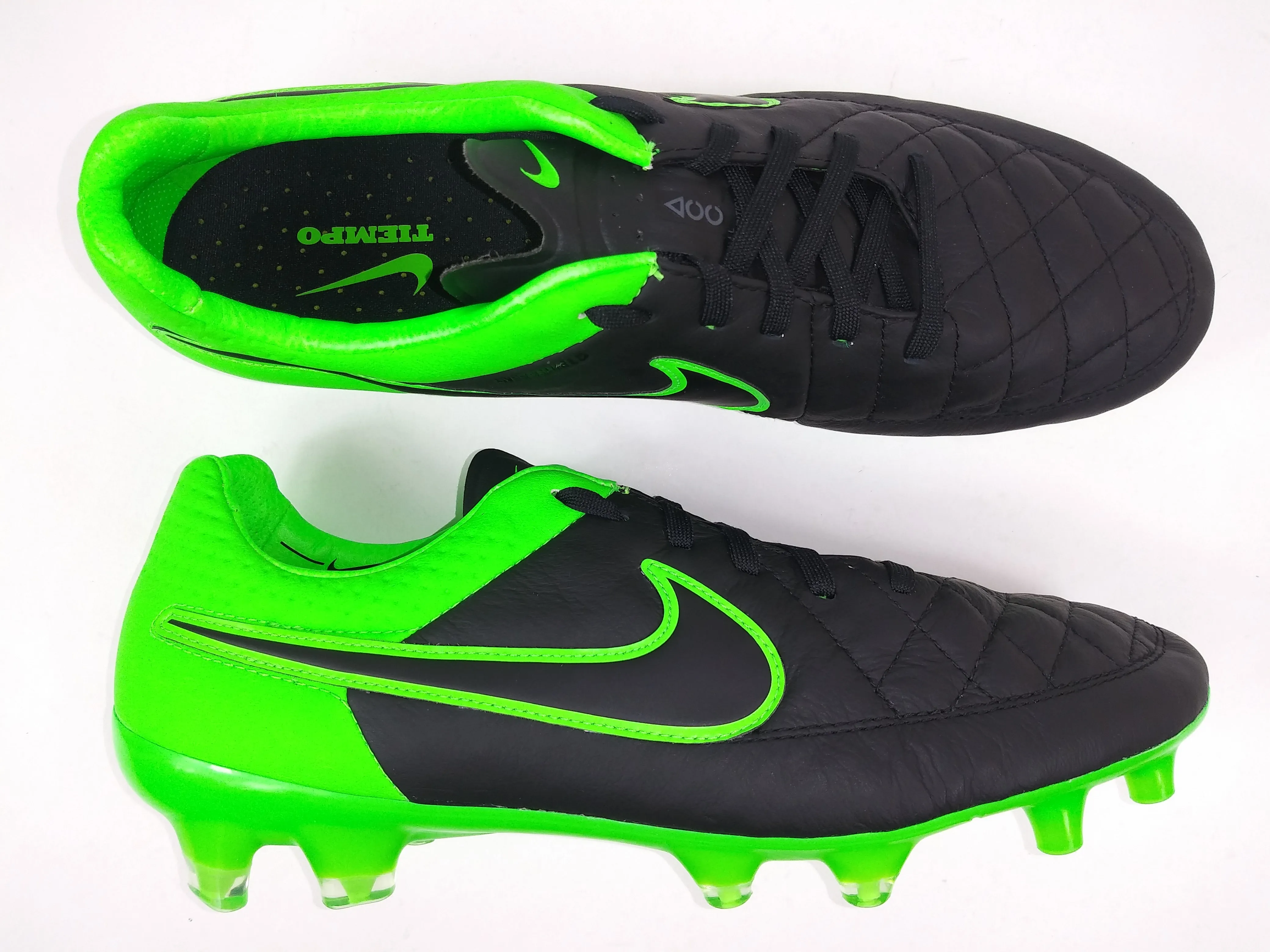 Nike Tiempo Legend V FG Black Green