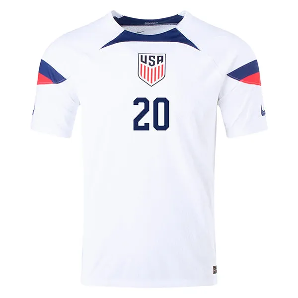 Nike United States Authentic Match Balogun Home Jersey 22/23 (White/Loyal Blue)