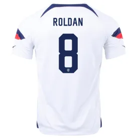 Nike United States Cristian Roldan Home Jersey 22/23 (White/Loyal Blue)