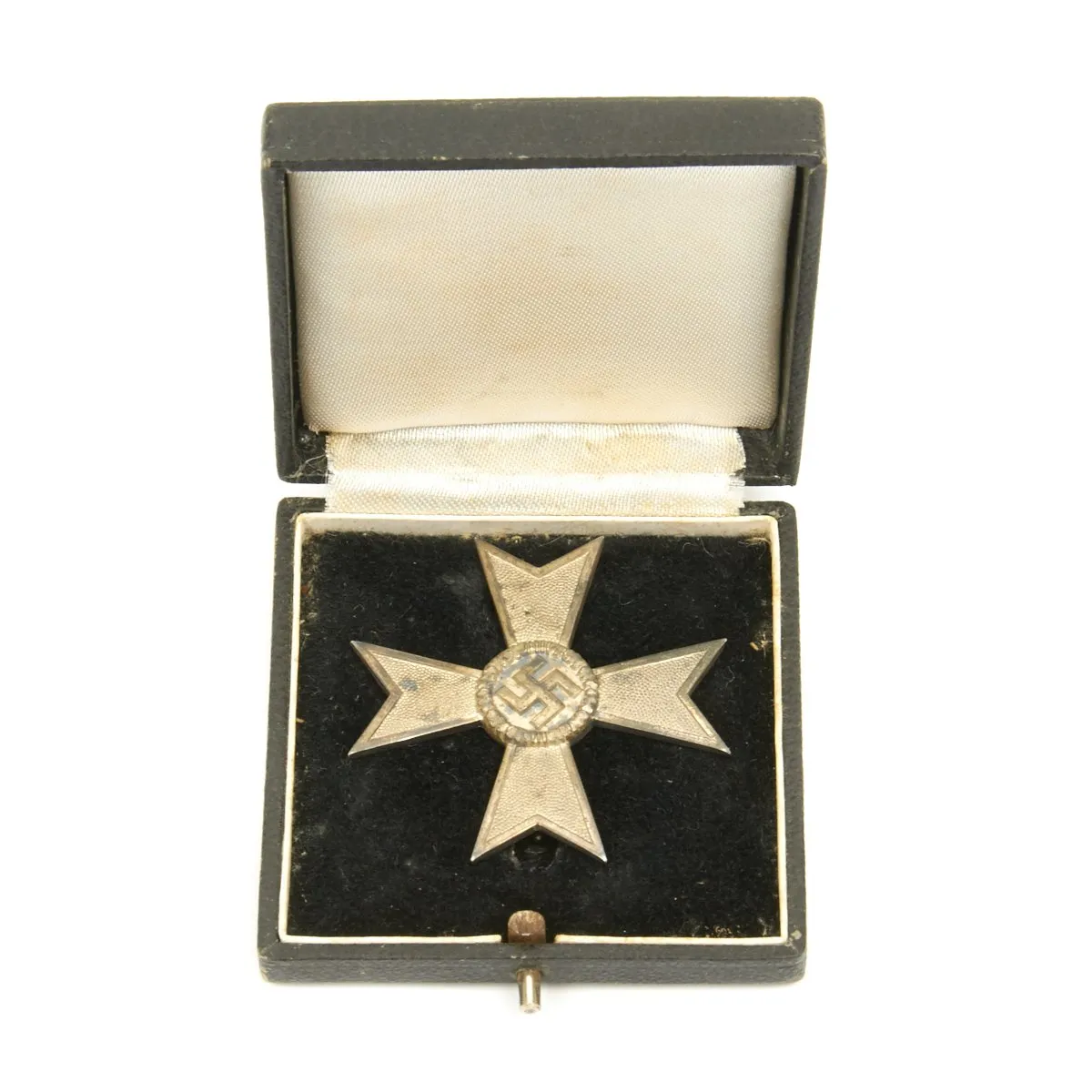 Original German WWII War Merit Cross Second Class in Silver with Case