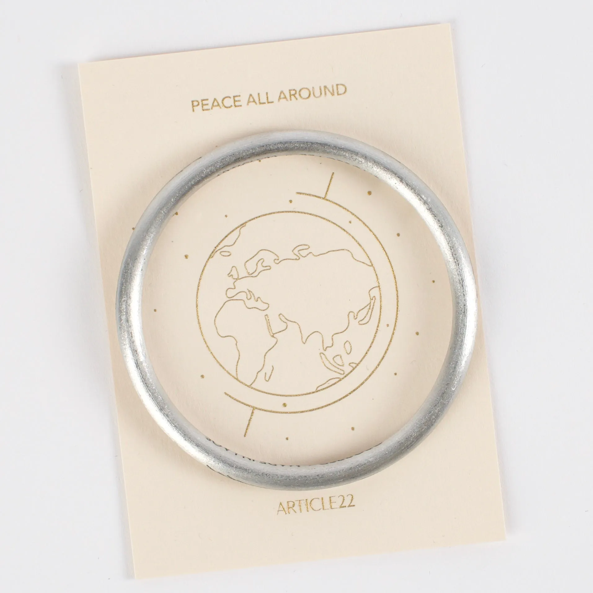 PEACE ALL AROUND BANGLE - CORE COLLABORATION