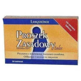 Powder Basic Tabs x 30 tablets, acid base balance